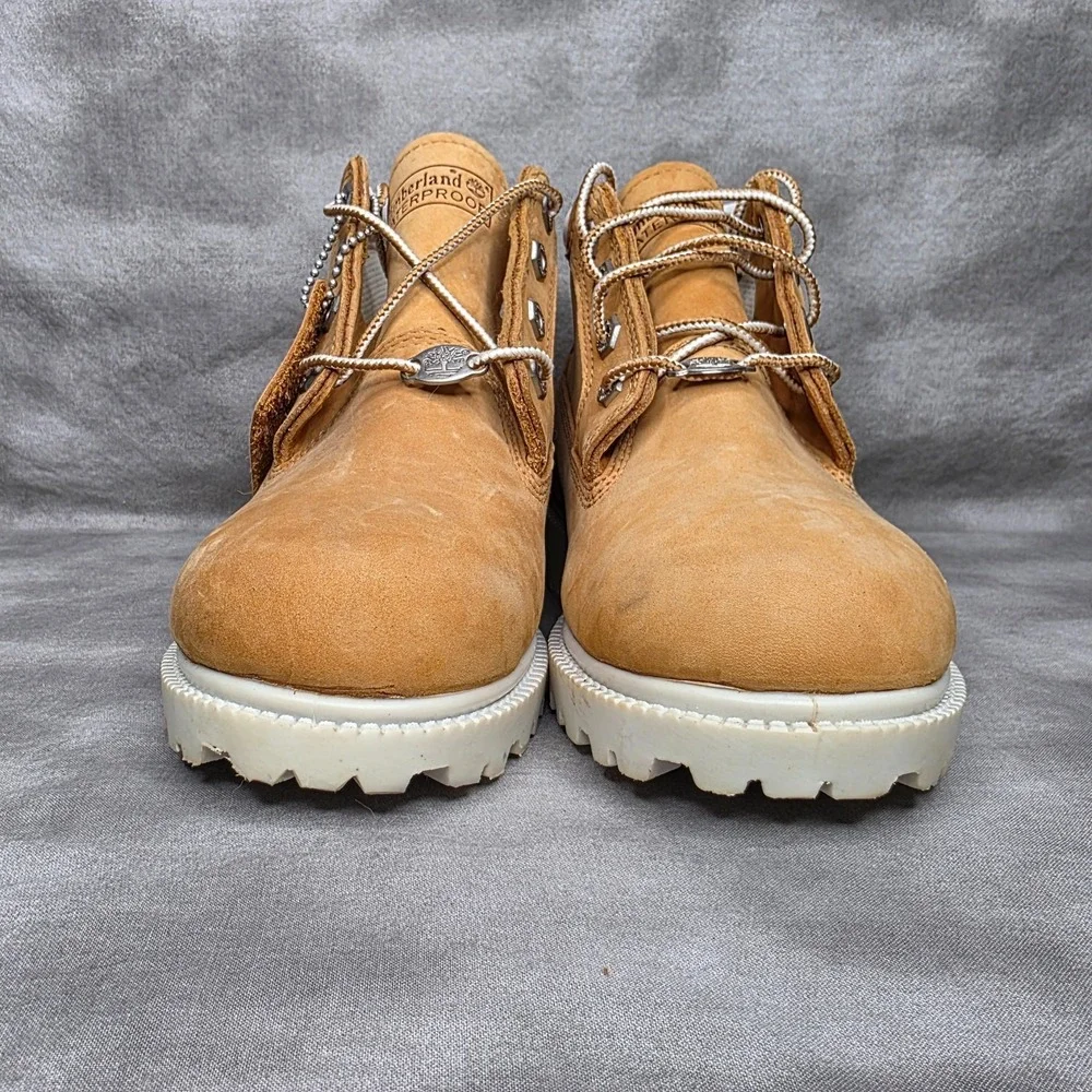 Timberland Nellie Chukka Boots Waterproof #23346 Wheat Womens Sz 6.5 *READ